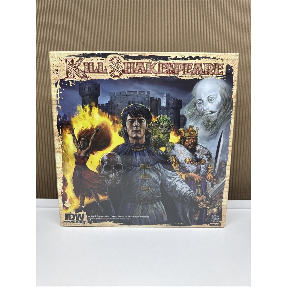KILL SHAKESPEARE BOARD GAME IDW 2014 IDW GAMES BRAND~ NEW SEALED IN BOX